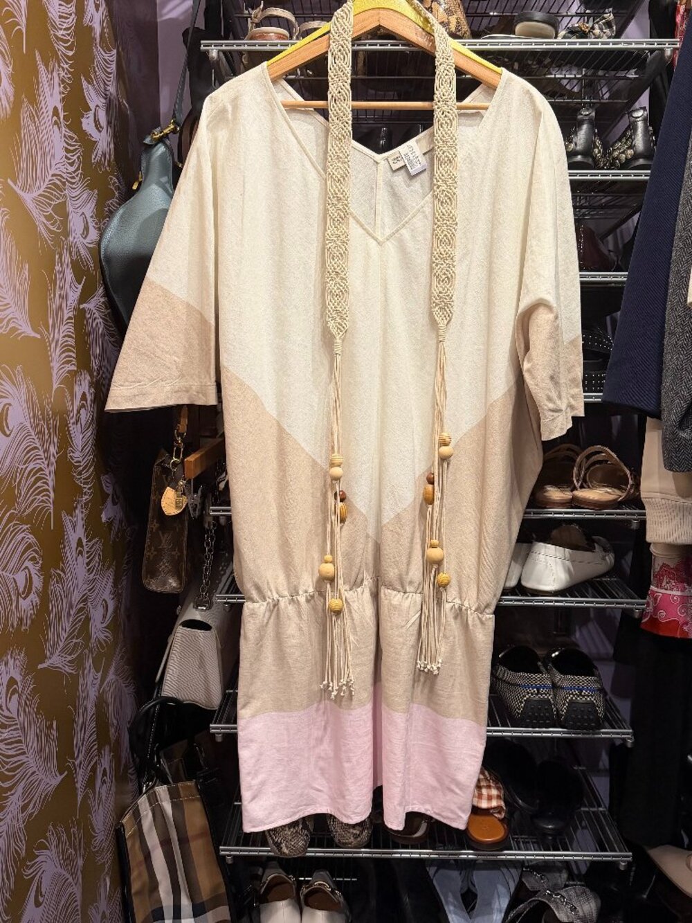 Tory Burch Linen/Cotton Dress XL